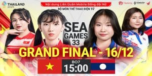 Tuyển Nữ Việt Nam Vô Địch Liên Quân Mobile SEA Games 33
